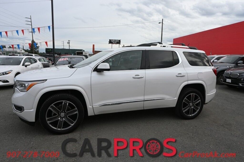 2018 GMC Acadia Denali - AWD - Technology Pkg - AutoStart - Heated & Cooled Leather Seats - Heated Steering Wheel - Bose Speakers - 2nd Row Heated Seats - Back-Up Camera - Adaptive Cruise Control - Dual Sunroof - 3rd Row - Seats 7 - Blind Spot Alert & Lane Assist - Anchorage AK