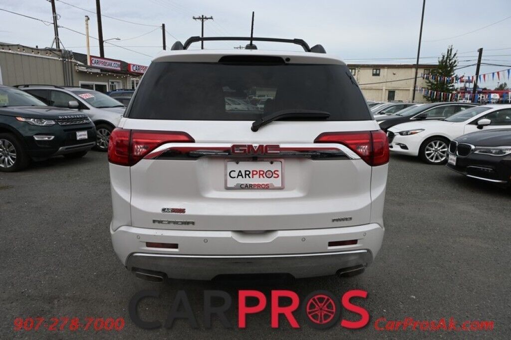 2018 GMC Acadia Denali - AWD - Technology Pkg - AutoStart - Heated & Cooled Leather Seats - Heated Steering Wheel - Bose Speakers - 2nd Row Heated Seats - Back-Up Camera - Adaptive Cruise Control - Dual Sunroof - 3rd Row - Seats 7 - Blind Spot Alert & Lane Assist - Anchorage AK