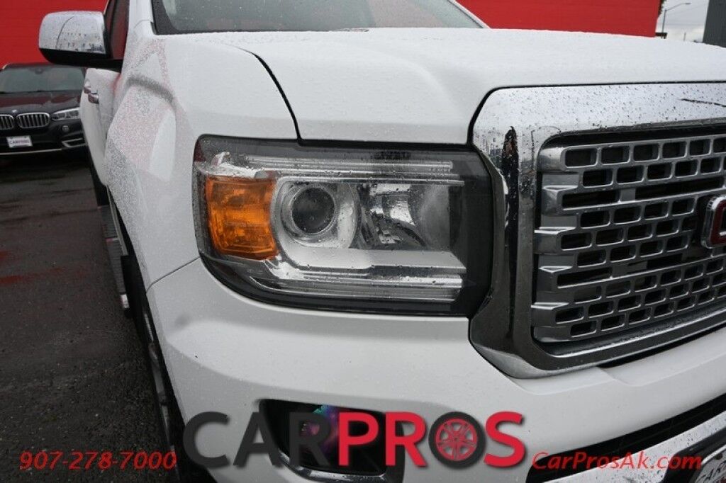 2018 GMC Canyon 4WD Denali - Crew Cab - 2.8L Duramax Turbo Diesel - Auto Start - Heated & Cooled Leather Seats - Heated Steering Wheel - Lane Departure & Forward Collision Alert - Navigation - Back Up Camera - Bose Speakers - Tow Pkg - 28 MPG Anchorage AK