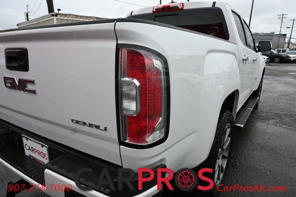 2018 GMC Canyon Denali - Crew Cab - 4X4 - 2.8L Duramax Turbo Diesel - Auto Start - Heated & Cooled Leather Seats - Heated Steering Wheel - Bose Speakers - Navigation - Lane Departure & Forward Collision Alert - Back Up Camera - Bedliner - Tow Pkg - 28 MPG Anchorage AK