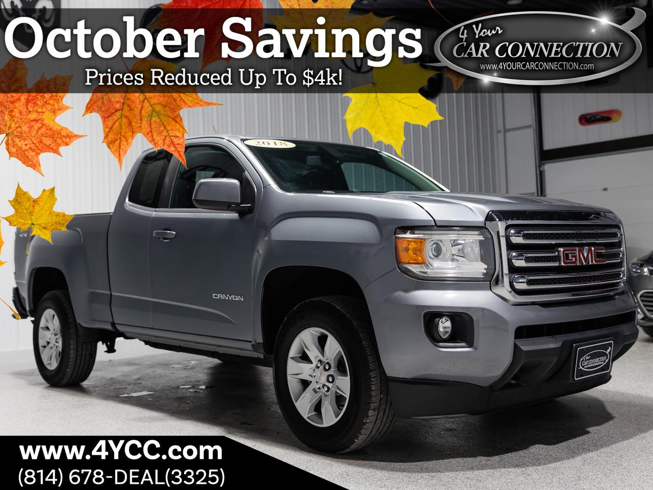 2018 GMC Canyon SLE Ext. Cab 4WD Cranberry PA