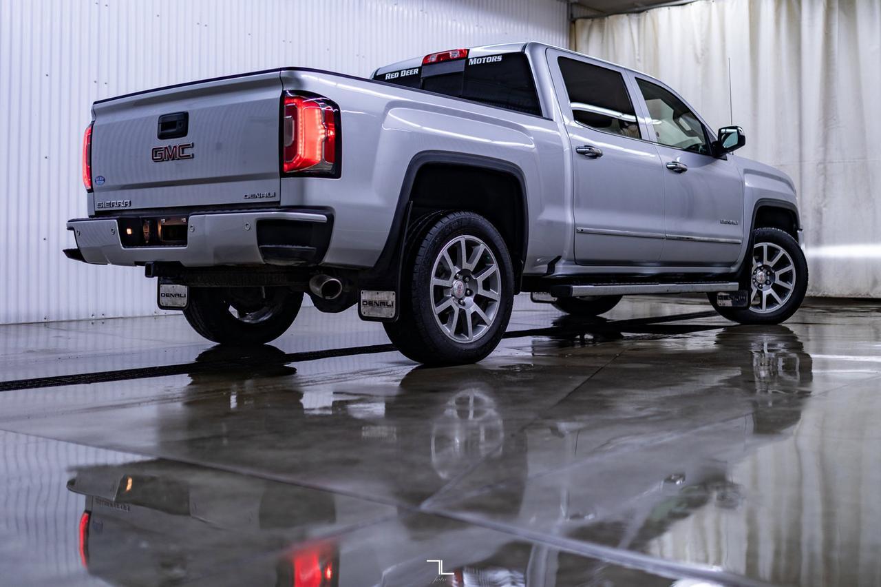 2018 GMC Sierra 1500 4x4 Crew Cab Denali Leather Roof Nav BCam Red Deer AB