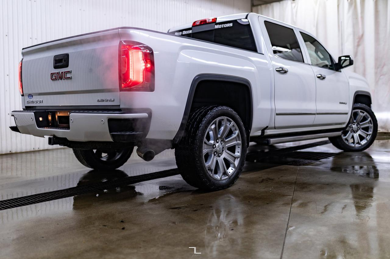 2018 GMC Sierra 1500 4x4 Crew Cab Denali Leather Roof Nav BCam Red Deer AB