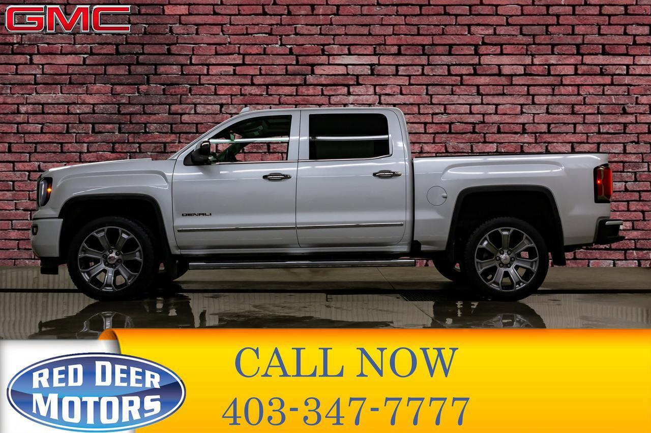 2018 GMC Sierra 1500 4x4 Crew Cab Denali Leather Roof Nav Red Deer AB