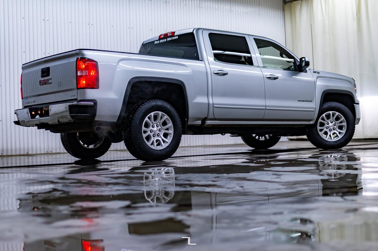 2018 GMC Sierra 1500 4x4 Crew Cab SLE Z71 BCam Hseat Red Deer AB