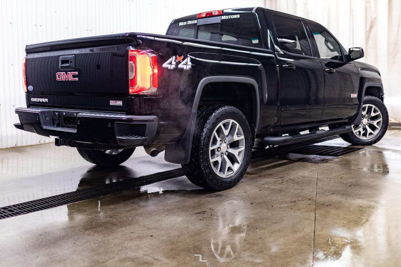 2018 GMC Sierra 1500 4x4 Crew Cab SLT All Terrain Leather Roof BCam Red Deer AB