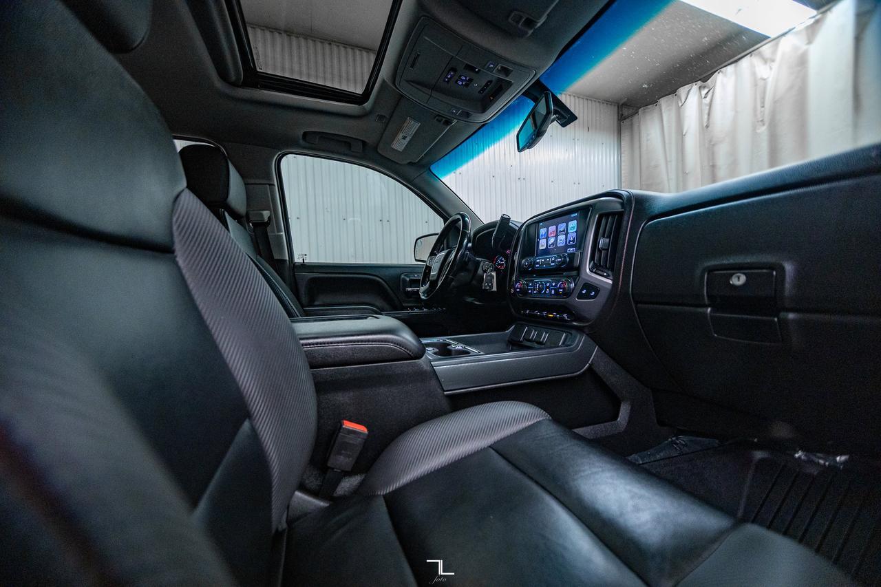 2018 GMC Sierra 1500 4x4 Crew Cab SLT All Terrain Leather Roof BCam Red Deer AB