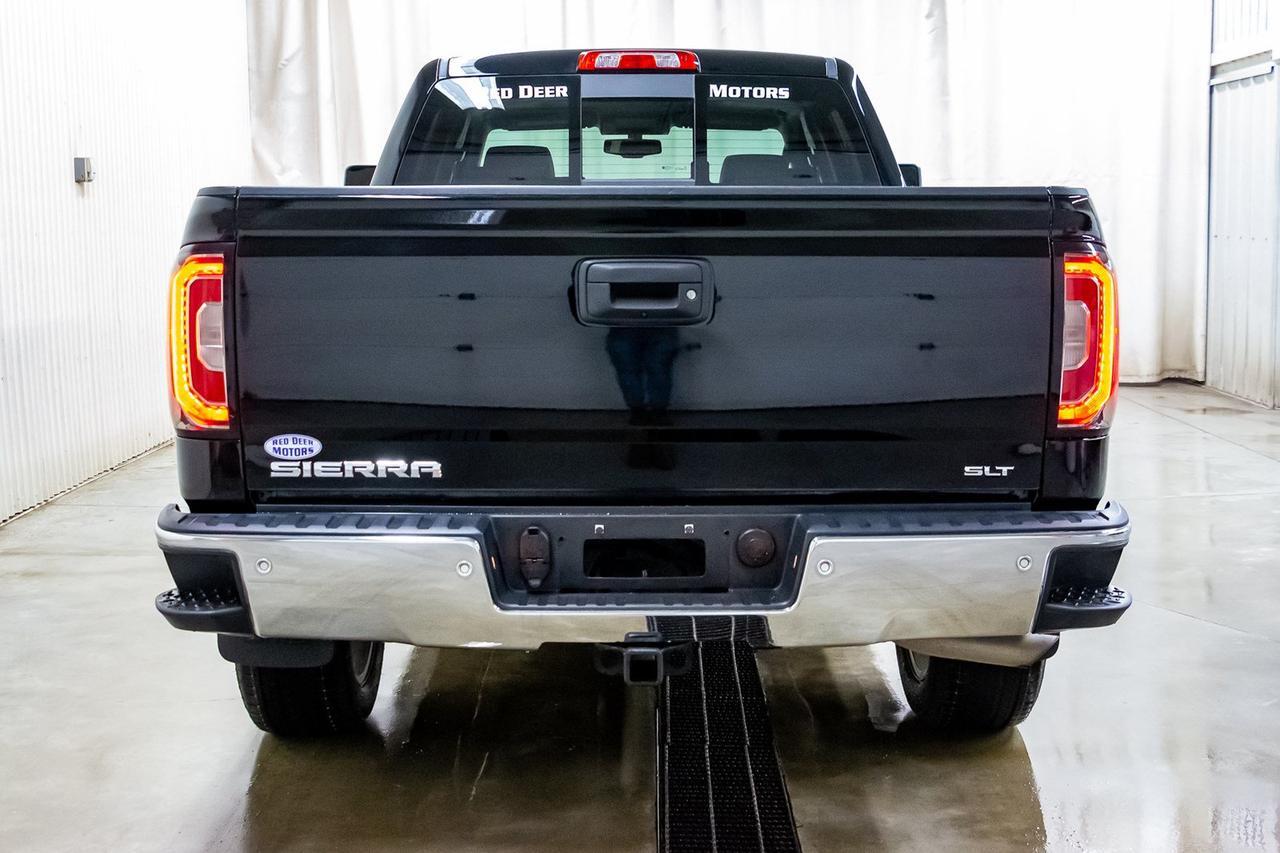 2018 GMC Sierra 1500 4x4 Crew Cab SLT LWB Leather Roof Nav Red Deer AB
