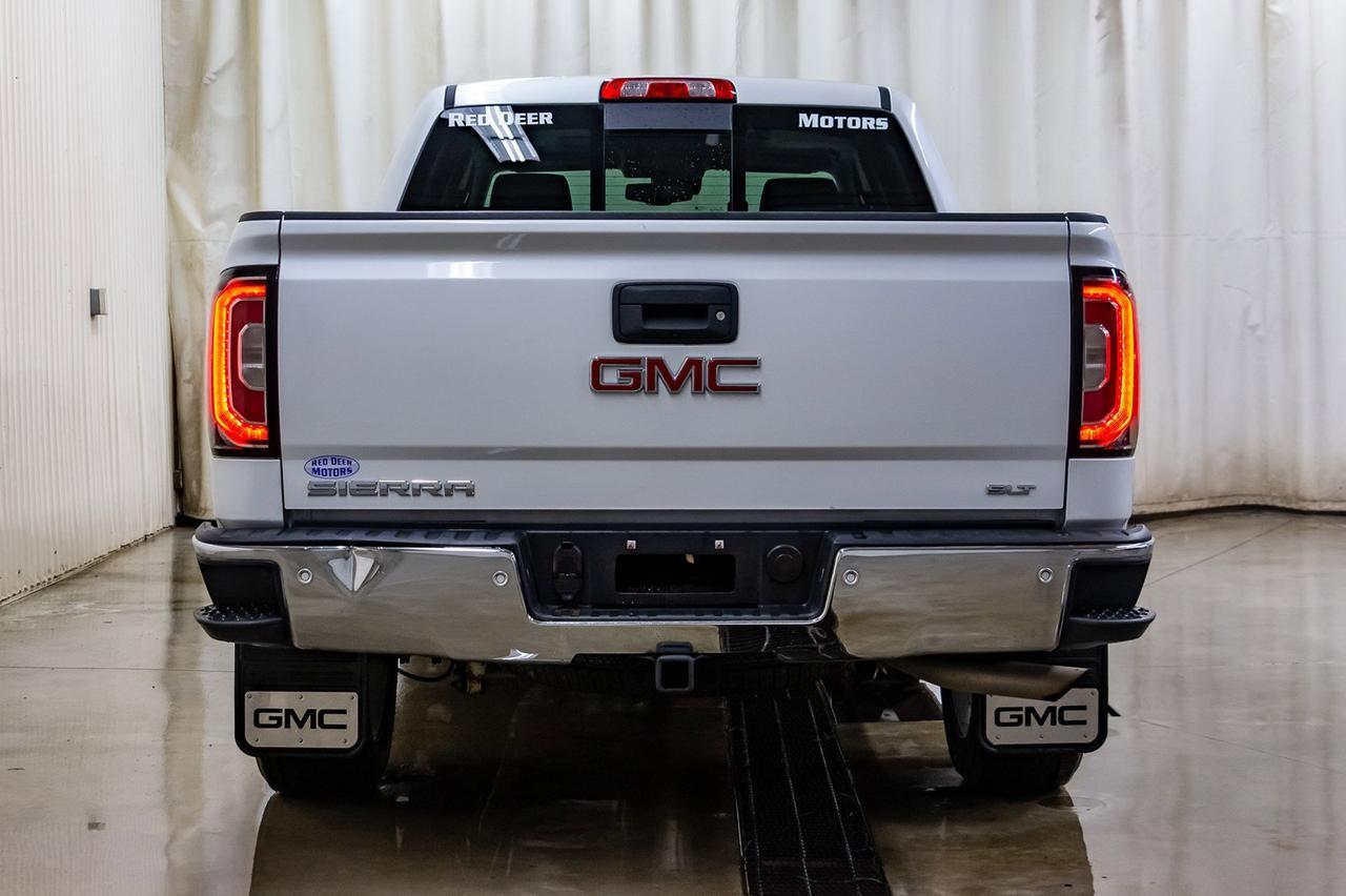 2018 GMC Sierra 1500 4x4 Crew Cab SLT Leather Roof BCam Red Deer AB