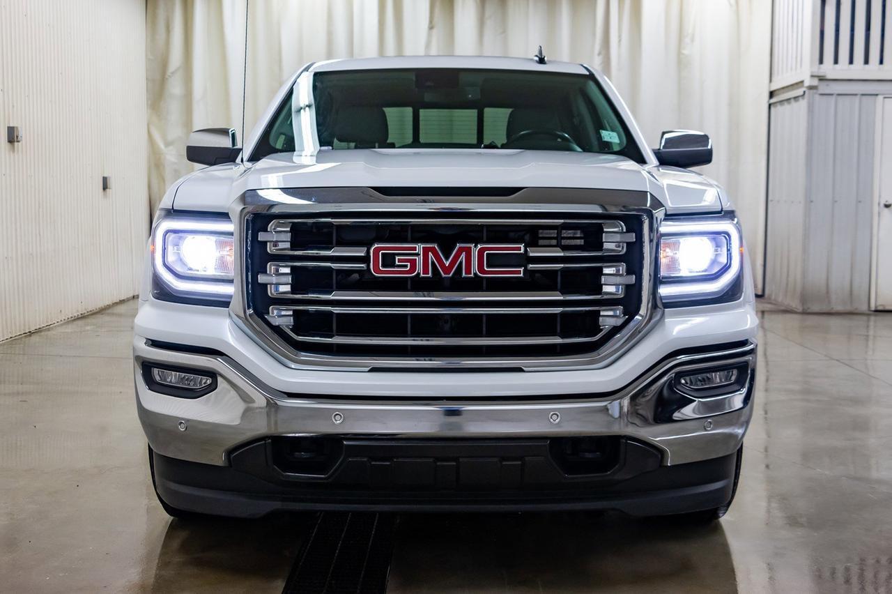 2018 GMC Sierra 1500 4x4 Crew Cab SLT Leather Roof BCam Red Deer AB