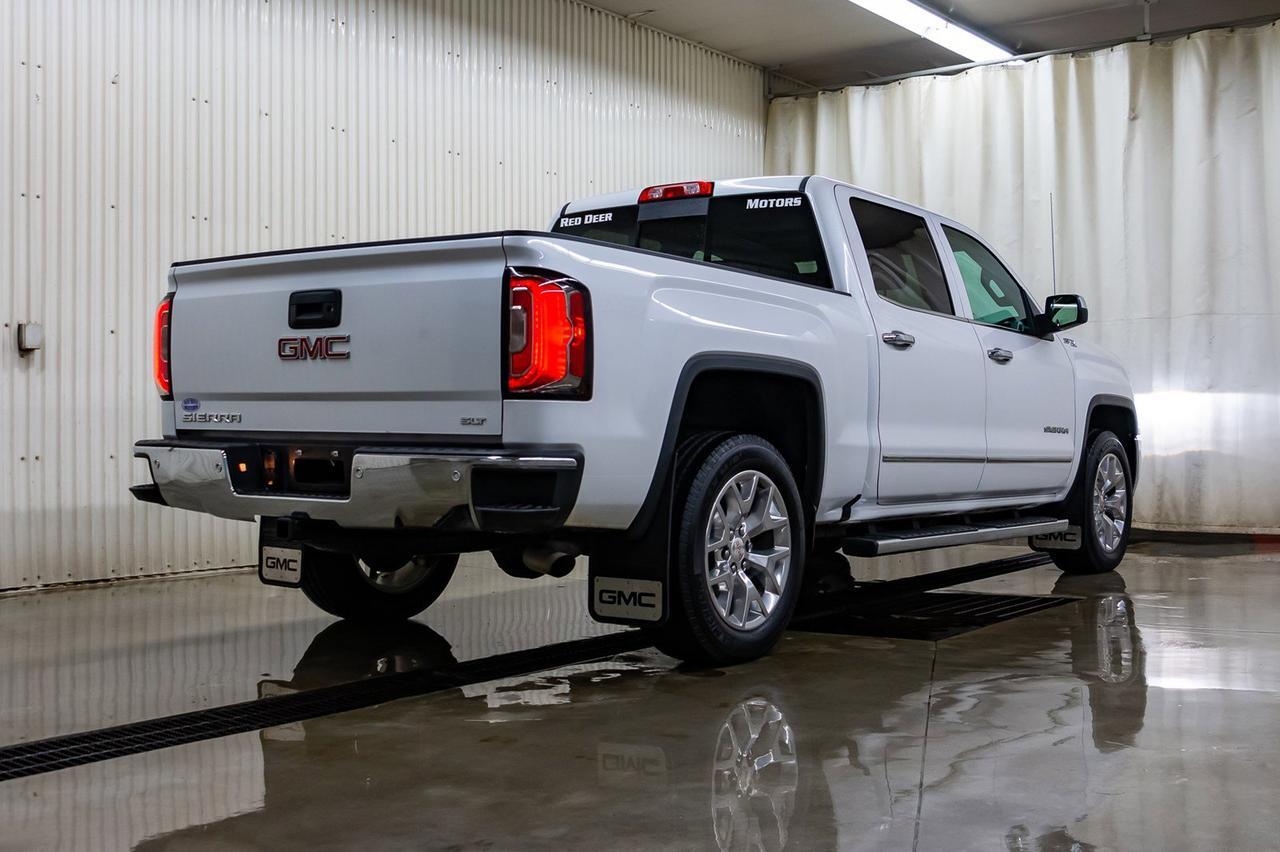 2018 GMC Sierra 1500 4x4 Crew Cab SLT Leather Roof BCam Red Deer AB