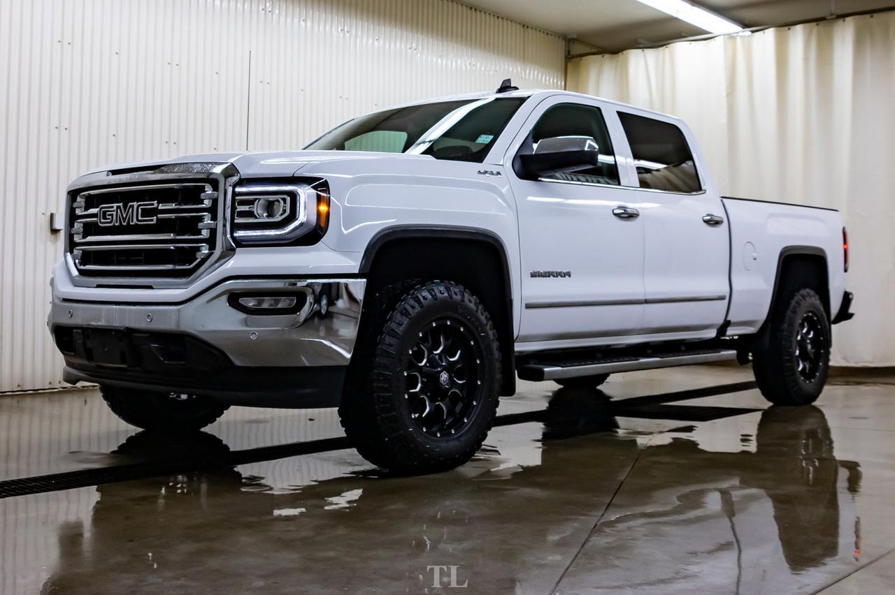 2018 GMC Sierra 1500 4x4 Crew Cab SLT Level Kit Leather Roof Nav Red Deer AB