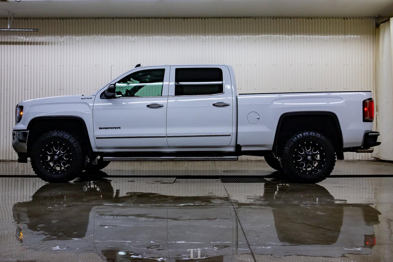 2018 GMC Sierra 1500 4x4 Crew Cab SLT Level Kit Leather Roof Nav Red Deer AB