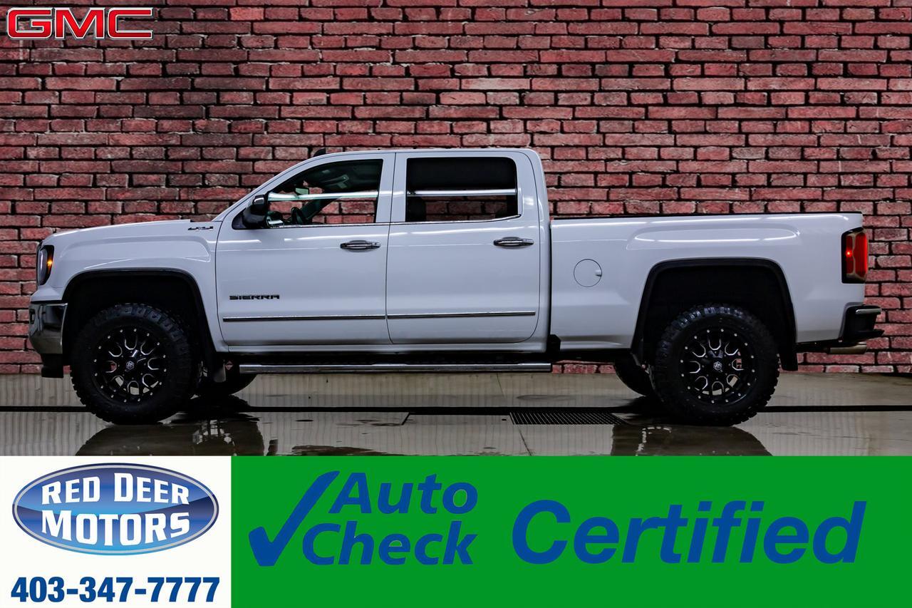 2018 GMC Sierra 1500 4x4 Crew Cab SLT Level Kit Leather Roof Nav