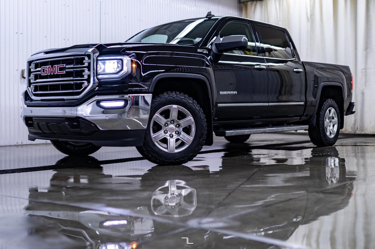 2018 GMC Sierra 1500 4x4 Crew Cab SLT Z71 Leather Nav BCam Red Deer AB
