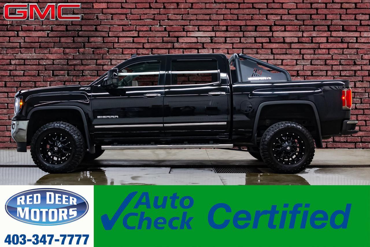 2018 GMC Sierra 1500 4x4 Crew Cab SLT Z71 Leather Roof 4" Lift Kit