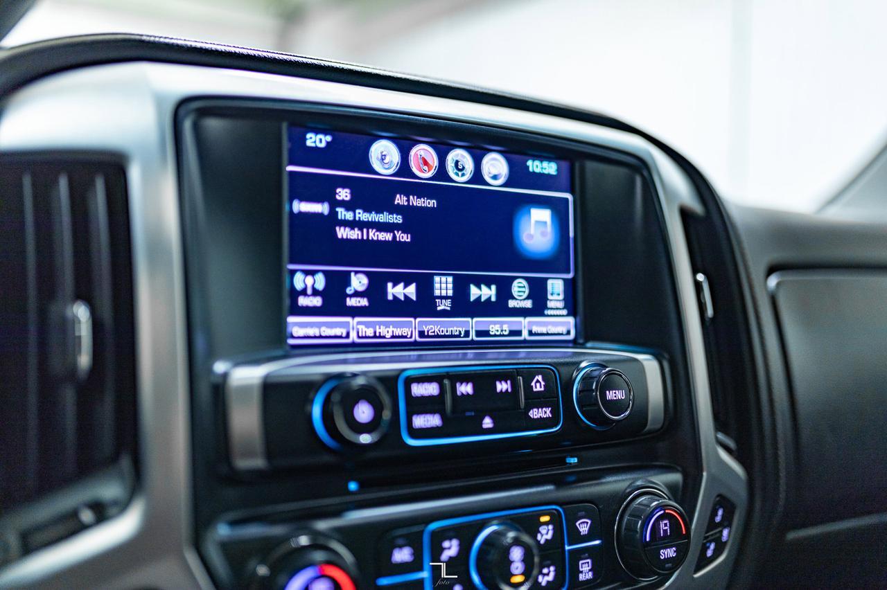 2018 GMC Sierra 1500 4x4 Crew Cab SLT Z71 Leather Roof BCam Red Deer AB