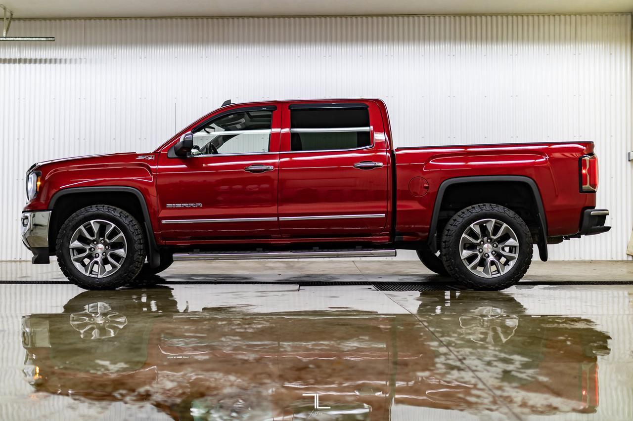 2018 GMC Sierra 1500 4x4 Crew Cab SLT Z71 Leather Roof Nav BCam Red Deer AB