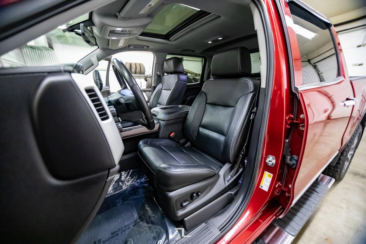 2018 GMC Sierra 1500 4x4 Crew Cab SLT Z71 Leather Roof Nav BCam Red Deer AB