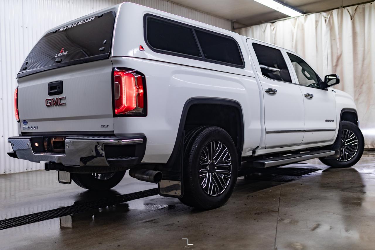 2018 GMC Sierra 1500 4x4 Crew Cab SLT Z71 Leather Roof Nav Red Deer AB