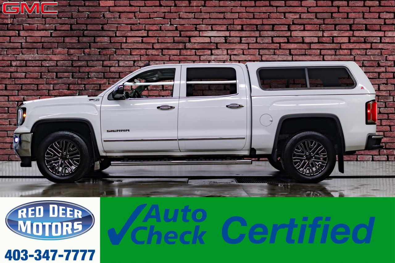 2018 GMC Sierra 1500 4x4 Crew Cab SLT Z71 Leather Roof Nav Red Deer AB