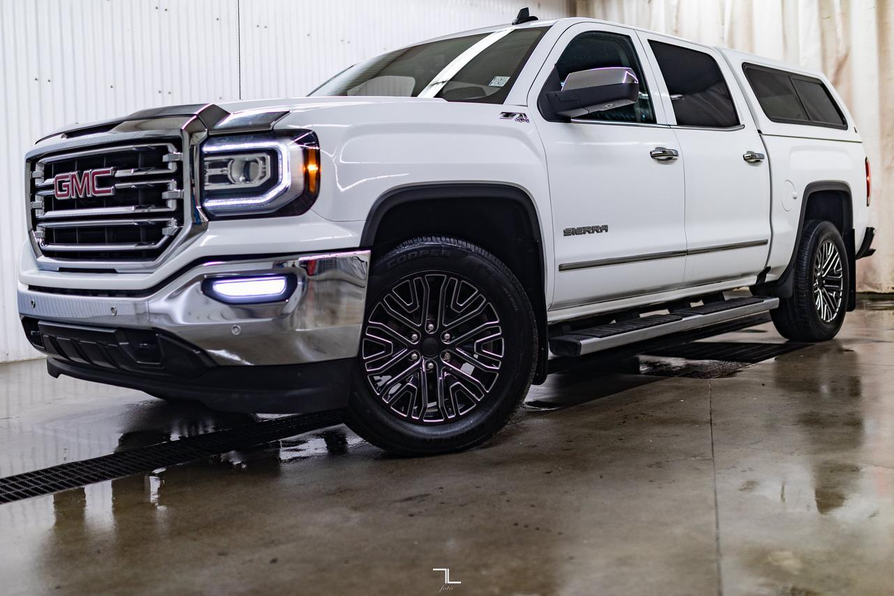 2018 GMC Sierra 1500 4x4 Crew Cab SLT Z71 Leather Roof Nav Red Deer AB