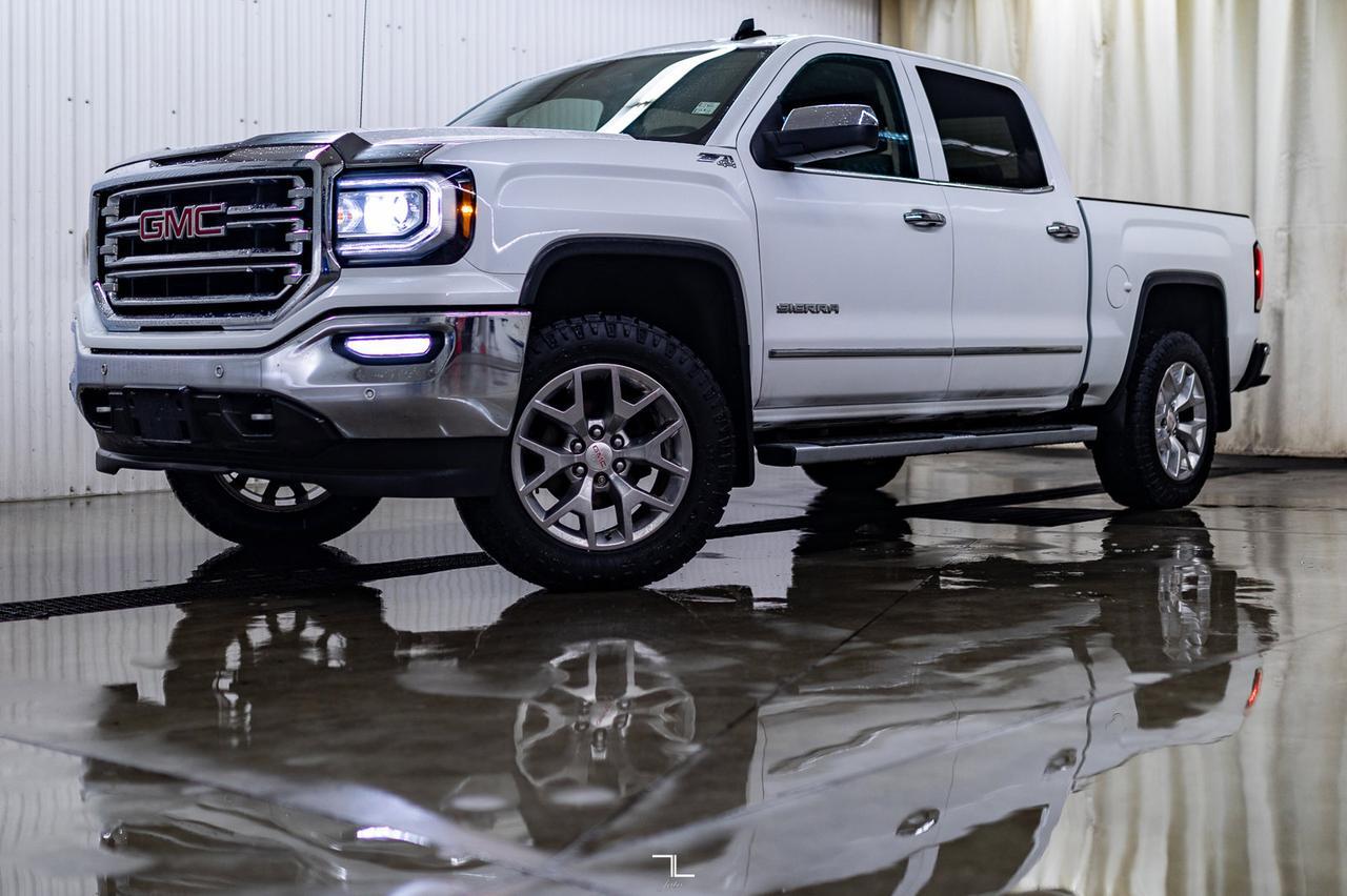 2018 GMC Sierra 1500 4x4 Crew Cab SLT Z71 Leather Roof Nav Red Deer AB