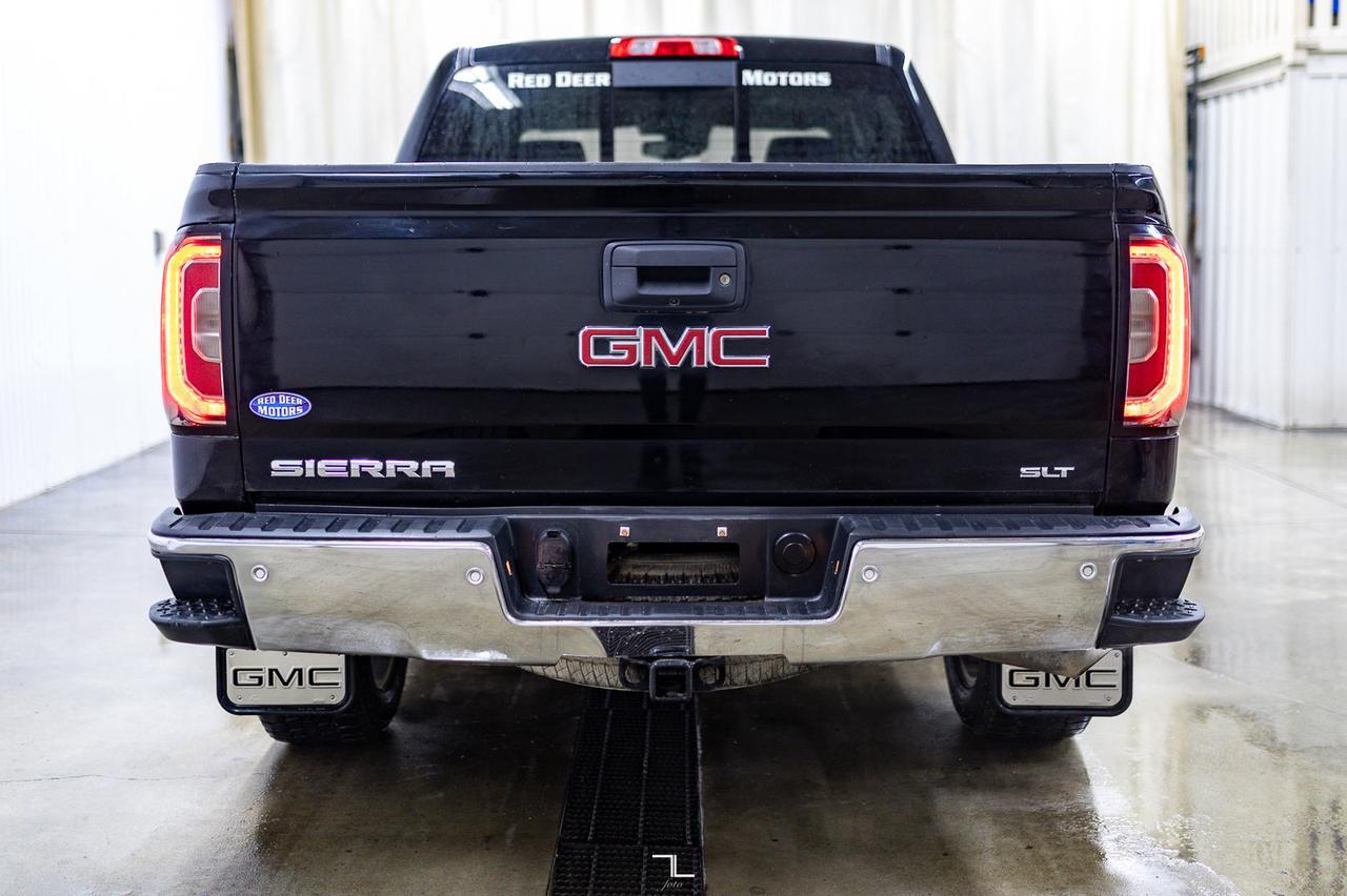 2018 GMC Sierra 1500 4x4 Crew Cab SLT Z71 Leather Roof Nav Red Deer AB