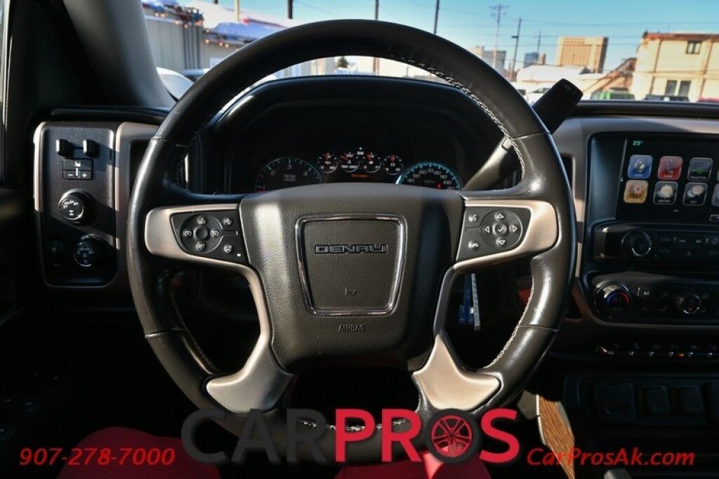 2018 GMC Sierra 1500 Denali - 6.2L V8 - 4X4 - Crew Cab - Heated & Cooled Leather Seats - Heated Steering Wheel - Bose Premium Speakers - Sunroof - Navigation - Running Boards - Backup Camera - Tow Package - 22in Premium Wheels - 1 Owner Anchorage AK