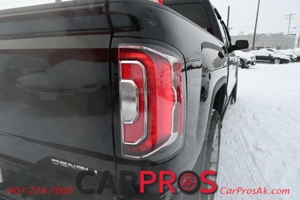 2018 GMC Sierra 1500 Denali - 6.2L V8 - Ultimate Pkg - 4X4 - Crew Cab - Heated/Cooled Leather Seats - Heated Steering Wheel - Bose Sounds System - Backup Camera - Navigation - Bluetooth - Sunroof - Bedliner - Brake Controller - Tow Pkg - 1 Owner Anchorage AK
