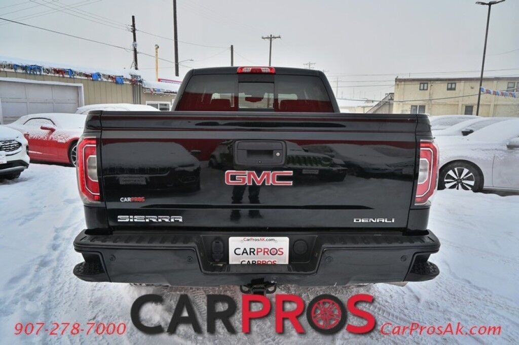 2018 GMC Sierra 1500 Denali - 6.2L V8 - Ultimate Pkg - 4X4 - Crew Cab - Heated/Cooled Leather Seats - Heated Steering Wheel - Bose Sounds System - Backup Camera - Navigation - Bluetooth - Sunroof - Bedliner - Brake Controller - Tow Pkg - 1 Owner Anchorage AK