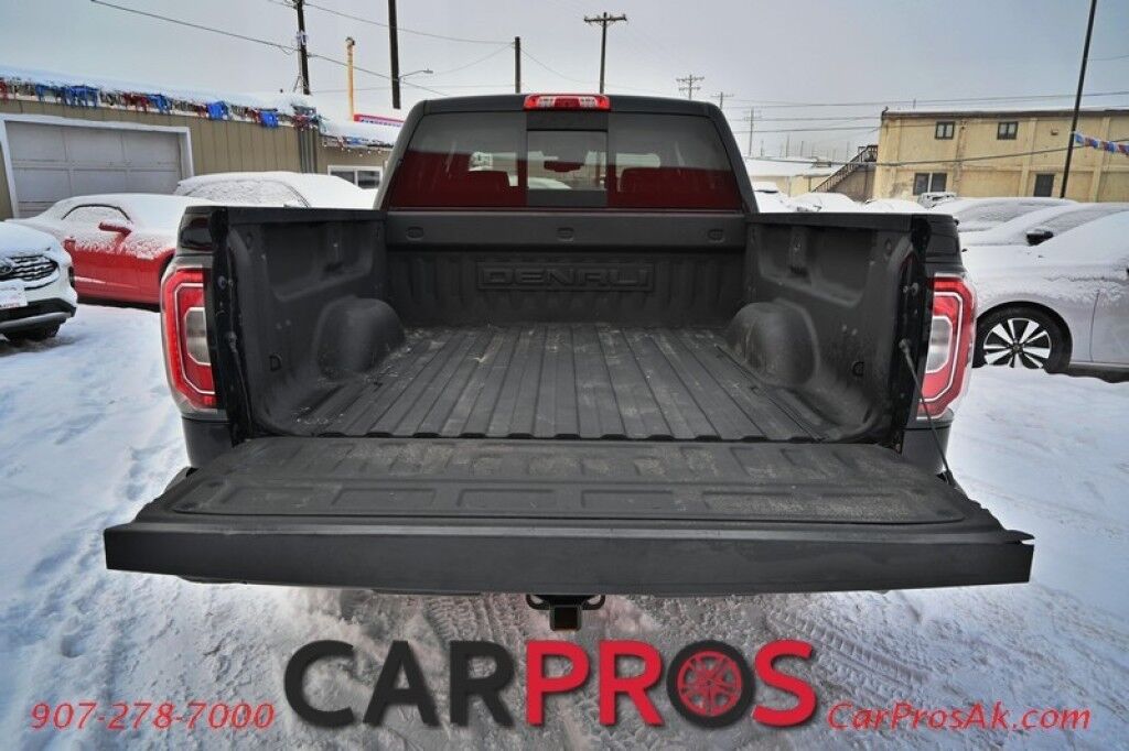 2018 GMC Sierra 1500 Denali - 6.2L V8 - Ultimate Pkg - 4X4 - Crew Cab - Heated/Cooled Leather Seats - Heated Steering Wheel - Bose Sounds System - Backup Camera - Navigation - Bluetooth - Sunroof - Bedliner - Brake Controller - Tow Pkg - 1 Owner Anchorage AK