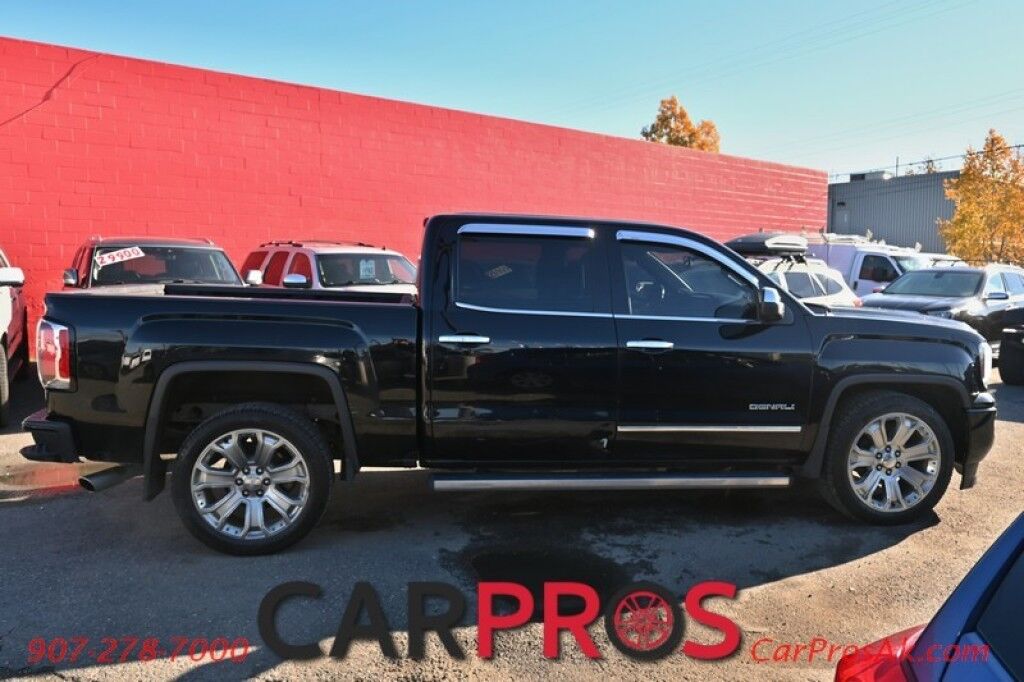 2018 GMC Sierra 1500 Denali - 6.2L V8 - Ultimate Pkg - 4X4 - Crew Cab - Heated/Cooled Leather Seats - Heated Steering Wheel - Bose Sounds System - Backup Camera - Navigation - Bluetooth - Sunroof - Bedliner - Brake Controller - Tow Pkg - 1 Owner Anchorage AK