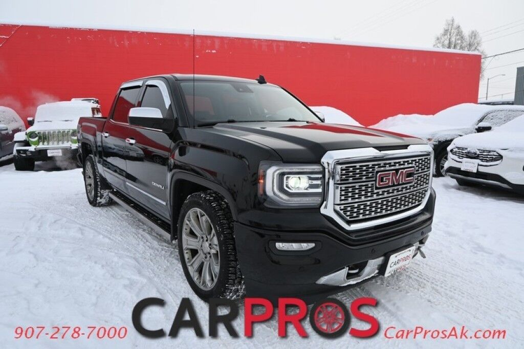 2018 GMC Sierra 1500 Denali - 6.2L V8 - Ultimate Pkg - 4X4 - Crew Cab - Heated/Cooled Leather Seats - Heated Steering Wheel - Bose Sounds System - Backup Camera - Navigation - Bluetooth - Sunroof - Bedliner - Brake Controller - Tow Pkg - 1 Owner
