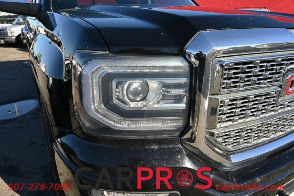 2018 GMC Sierra 1500 Denali - 6.2L V8 - Ultimate Pkg - 4X4 - Crew Cab - Heated/Cooled Leather Seats - Heated Steering Wheel - Bose Sounds System - Backup Camera - Navigation - Bluetooth - Sunroof - Bedliner - Brake Controller - Tow Pkg - 1 Owner Anchorage AK