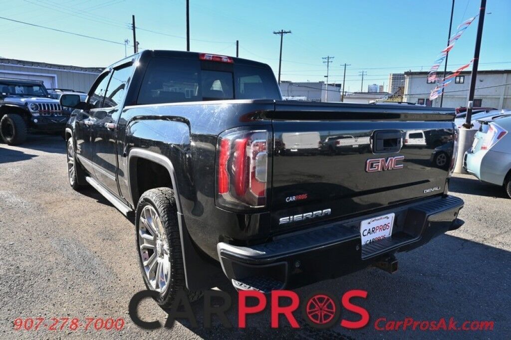 2018 GMC Sierra 1500 Denali - 6.2L V8 - Ultimate Pkg - 4X4 - Crew Cab - Heated/Cooled Leather Seats - Heated Steering Wheel - Bose Sounds System - Backup Camera - Navigation - Bluetooth - Sunroof - Bedliner - Brake Controller - Tow Pkg - 1 Owner Anchorage AK