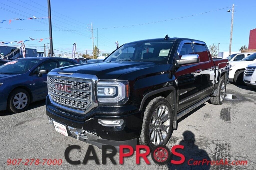 2018 GMC Sierra 1500 Denali - 6.2L V8 - Ultimate Pkg - 4X4 - Crew Cab - Heated/Cooled Leather Seats - Heated Steering Wheel - Bose Sounds System - Backup Camera - Navigation - Bluetooth - Sunroof - Bedliner - Brake Controller - Tow Pkg - 1 Owner