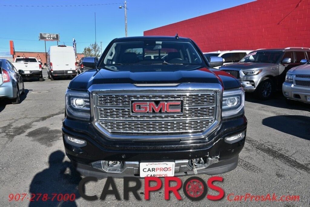 2018 GMC Sierra 1500 Denali - 6.2L V8 - Ultimate Pkg - 4X4 - Crew Cab - Heated/Cooled Leather Seats - Heated Steering Wheel - Bose Sounds System - Backup Camera - Navigation - Bluetooth - Sunroof - Bedliner - Brake Controller - Tow Pkg - 1 Owner