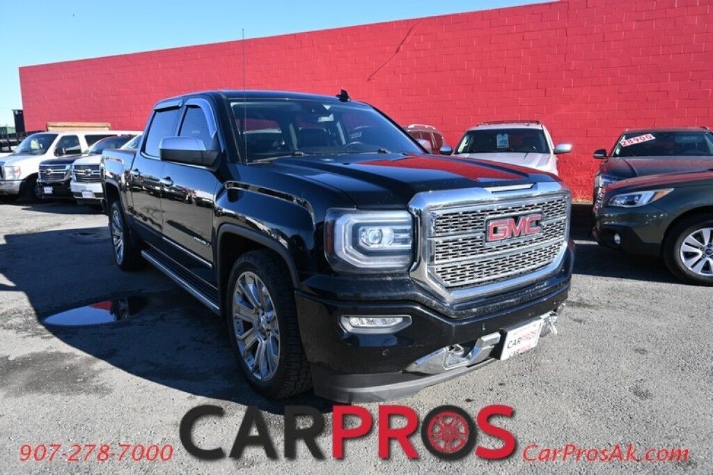 2018 GMC Sierra 1500 Denali - 6.2L V8 - Ultimate Pkg - 4X4 - Crew Cab - Heated/Cooled Leather Seats - Heated Steering Wheel - Bose Sounds System - Backup Camera - Navigation - Bluetooth - Sunroof - Bedliner - Brake Controller - Tow Pkg - 1 Owner