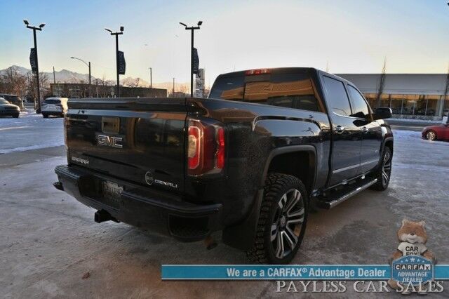 2018 GMC Sierra 1500 Denali / 4X4 / Crew Cab / 6.2L V8 / AutoStart / Heated & Cooled Leather Seats / Heated Steering Wheel / Sunroof / Navigation / Bose Speakers / Lane Departure & Forward Collision Alert / Bed Liner / Tow Pkg Anchorage AK 2018 GMC Sierra 1500 Denali / 4X4 / Crew Cab / 6.2L V8 / AutoStart / Heated & Cooled Leather Seats / Heated Steering Wheel / Sunroof / Navigation / Bose Speakers / Lane Departure & Forward Collision Alert / Bed Liner / Tow Pkg Anchorage AK