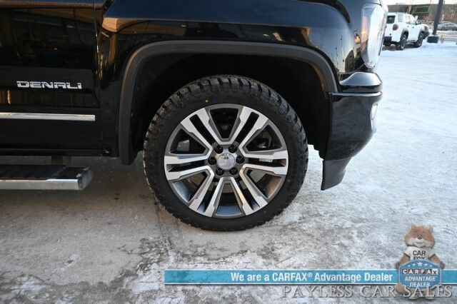 2018 GMC Sierra 1500 Denali / 4X4 / Crew Cab / 6.2L V8 / AutoStart / Heated & Cooled Leather Seats / Heated Steering Wheel / Sunroof / Navigation / Bose Speakers / Lane Departure & Forward Collision Alert / Bed Liner / Tow Pkg Anchorage AK 2018 GMC Sierra 1500 Denali / 4X4 / Crew Cab / 6.2L V8 / AutoStart / Heated & Cooled Leather Seats / Heated Steering Wheel / Sunroof / Navigation / Bose Speakers / Lane Departure & Forward Collision Alert / Bed Liner / Tow Pkg Anchorage AK