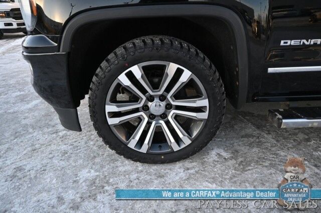 2018 GMC Sierra 1500 Denali / 4X4 / Crew Cab / 6.2L V8 / AutoStart / Heated & Cooled Leather Seats / Heated Steering Wheel / Sunroof / Navigation / Bose Speakers / Lane Departure & Forward Collision Alert / Bed Liner / Tow Pkg Anchorage AK 2018 GMC Sierra 1500 Denali / 4X4 / Crew Cab / 6.2L V8 / AutoStart / Heated & Cooled Leather Seats / Heated Steering Wheel / Sunroof / Navigation / Bose Speakers / Lane Departure & Forward Collision Alert / Bed Liner / Tow Pkg Anchorage AK