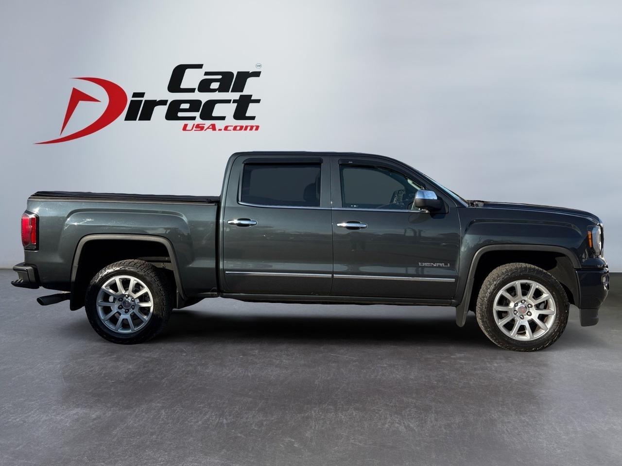 2018 GMC Sierra 1500 Denali, BLIND SPOT MONITORING, LANE KEEP ASSIST, APPLE CARPLAY/ANDROID AUTO, EZ-LIFT TAILGATE, RUNNING BOARDS, HEATED & COOLING SEATS, ONLY 65K MILES, CLEAN CARFAX, THIS TRUCK IS LIKE BRAND NEW!