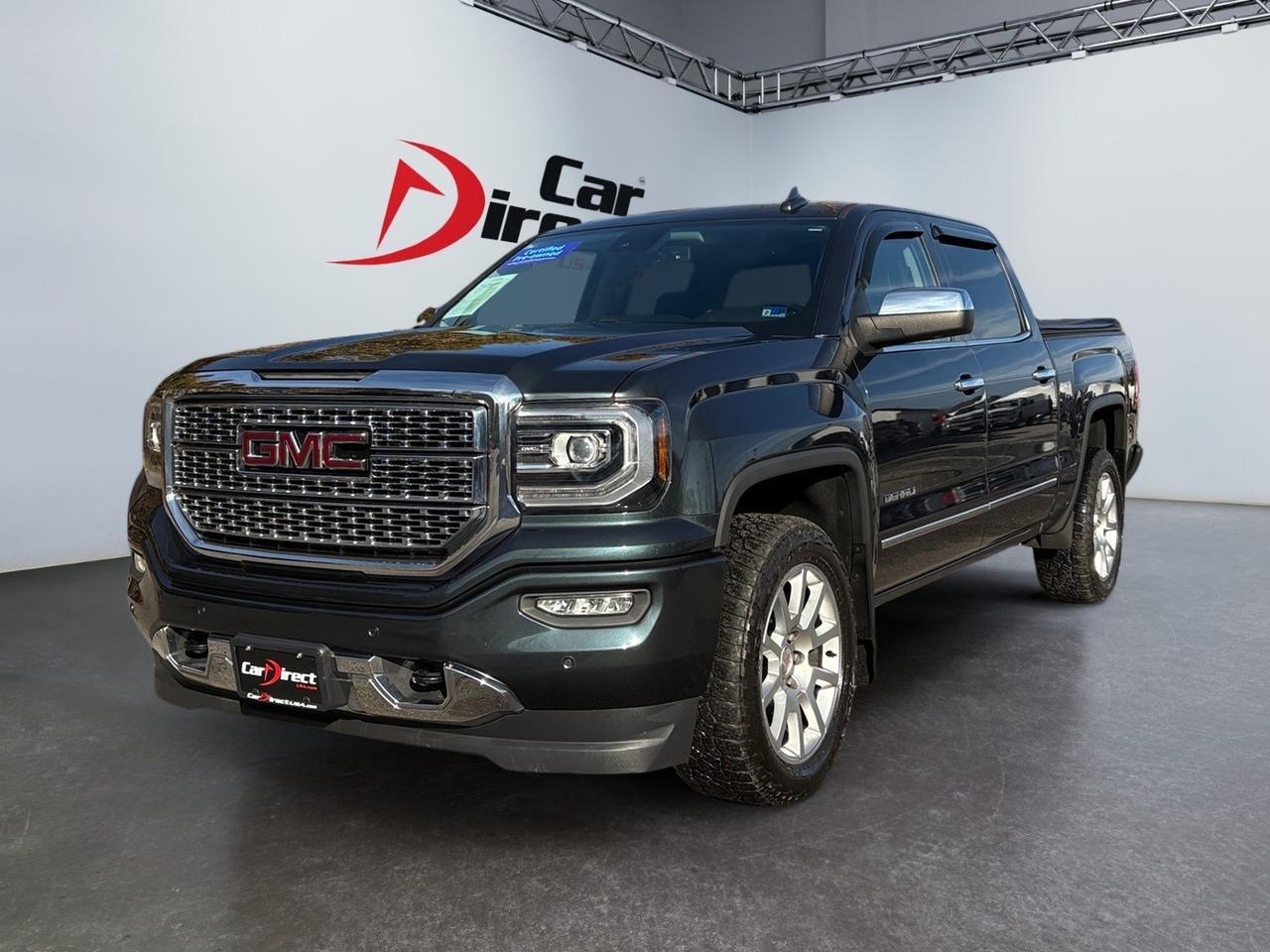 2018 GMC Sierra 1500 Denali, BLIND SPOT MONITORING, LANE KEEP ASSIST, APPLE CARPLAY/ANDROID AUTO, EZ-LIFT TAILGATE, RUNNING BOARDS, HEATED & COOLING SEATS, ONLY 65K MILES, CLEAN CARFAX, THIS TRUCK IS LIKE BRAND NEW! Virginia Beach VA