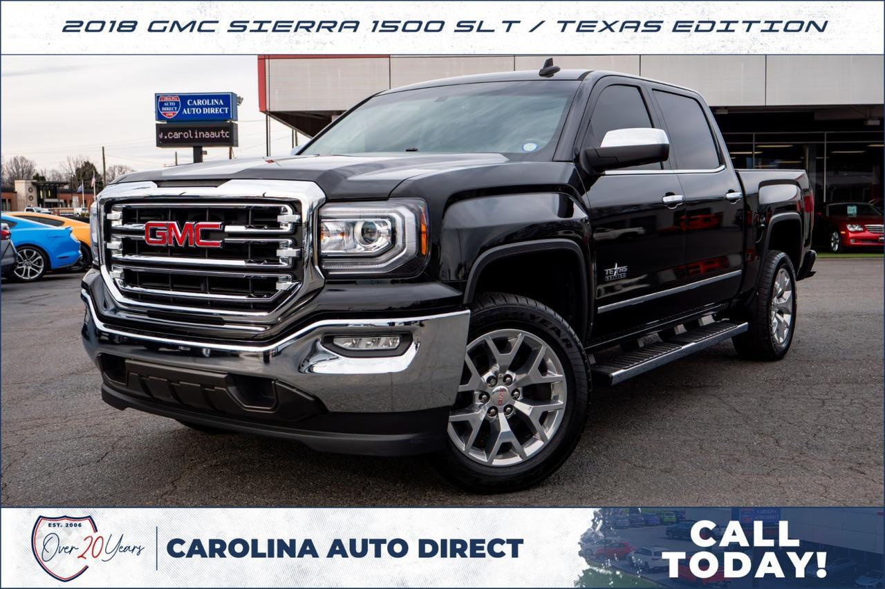 2018 GMC Sierra 1500 SLT / Texas Edition / 5.3L V8 / Heated Seats!