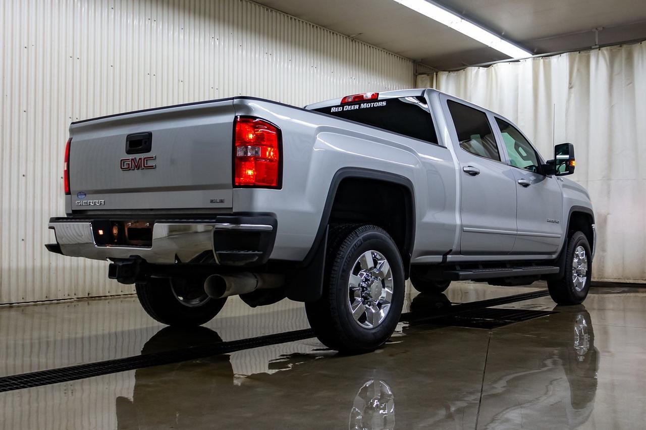 2018 GMC Sierra 2500HD 4x4 Crew Cab SLE Z71 Diesel Allison Leather Nav BCam Red Deer AB