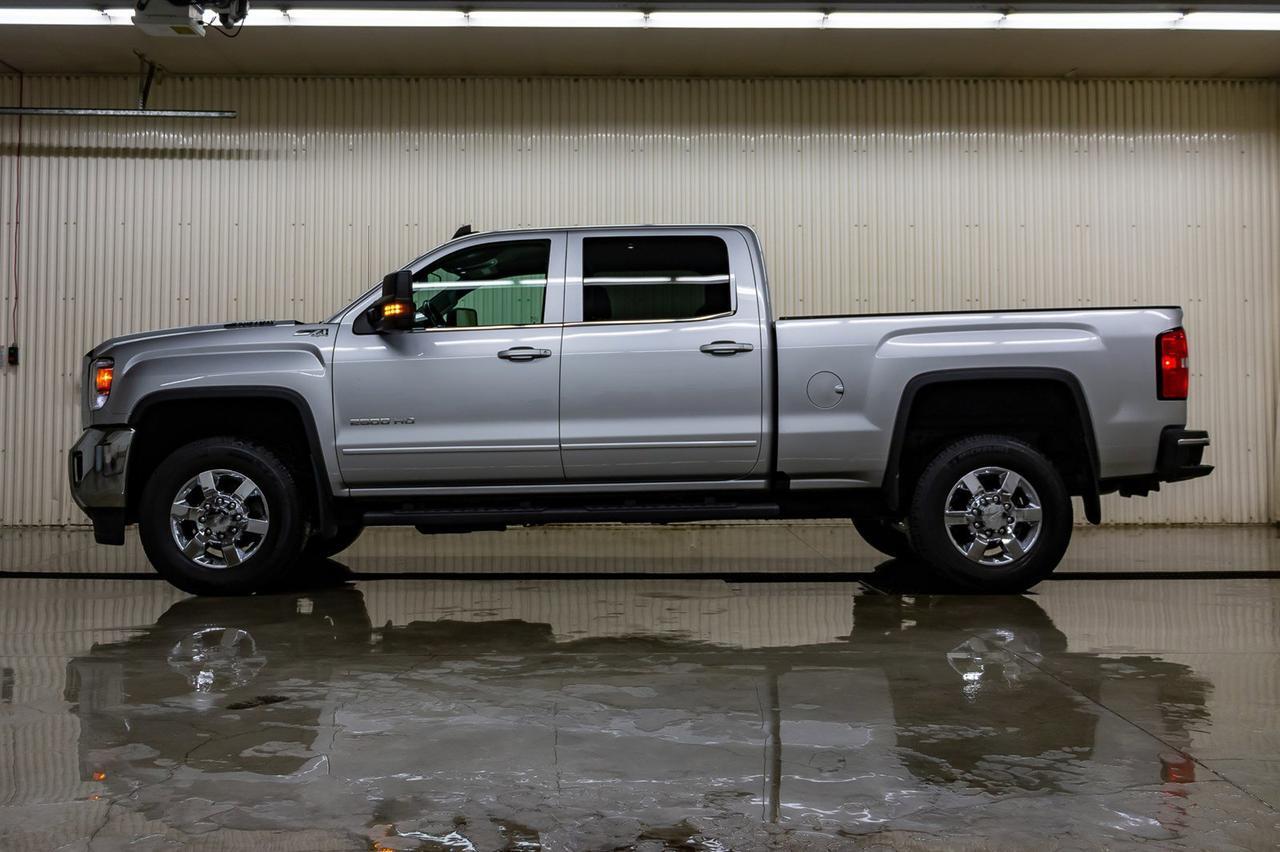 2018 GMC Sierra 2500HD 4x4 Crew Cab SLE Z71 Diesel Allison Leather Nav BCam Red Deer AB