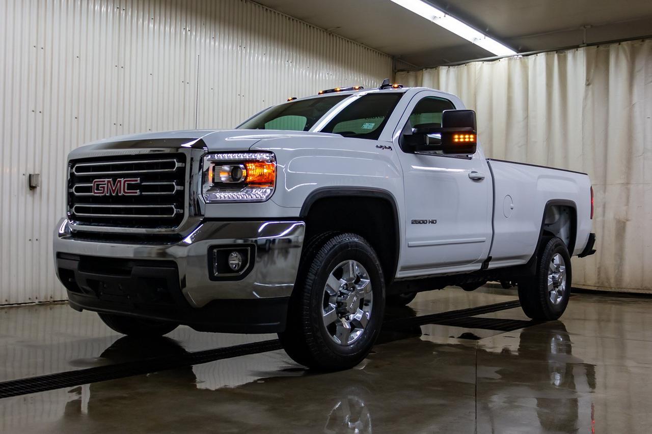 2018 GMC Sierra 2500HD 4x4 Reg Cab SLE Longbox BCam Red Deer AB