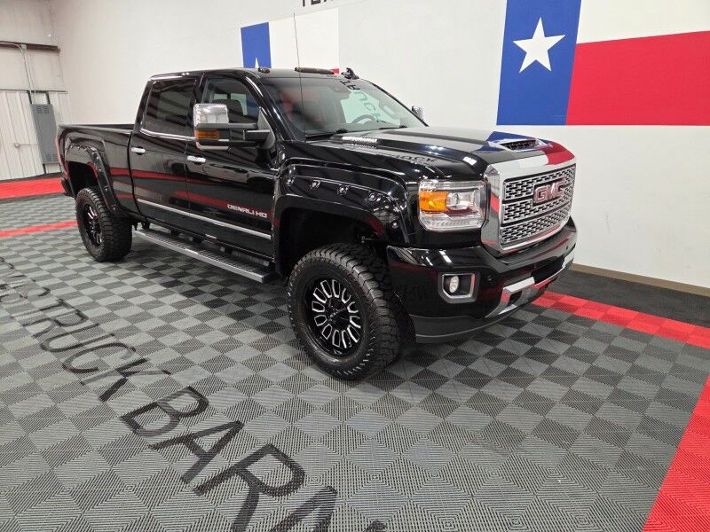 2018 GMC Sierra 2500HD Denali Lifted 4WD 6.6L Diesel GPS Camera New Tires FREE WARRANTY Arlington TX