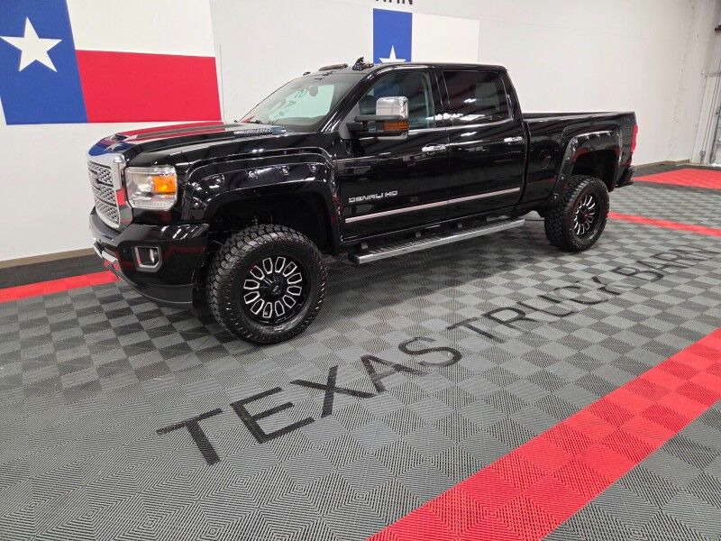 2018 GMC Sierra 2500HD Denali Lifted 4WD 6.6L Diesel GPS Camera New Tires FREE WARRANTY Arlington TX